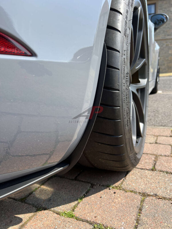 AP Porsche Cayman 981 & 718 | GT4 & GTS Textured Black / Carbon Fibre Arch Guards / Mudflaps