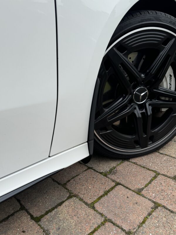 AP Mercedes A Class | A35 | A45 Gloss Black / Carbon Fibre Front Arch Guards / Mudflaps W177