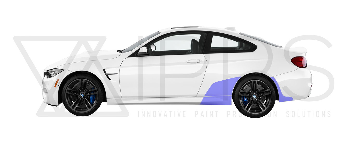 BMW 4 Series, including M4 & M4 Competition Full Side Profile Paint Protection Film Kit (F32 | F33 | F82 | F83)