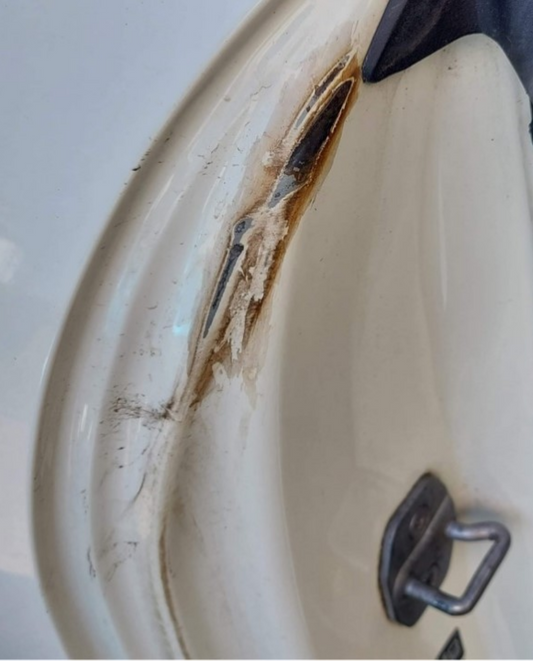 MINI Cooped Door Shut Damage.