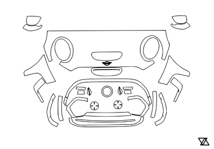 MINI Cooper | Cooper S | JCW Front End Paint Protection Film Kit (F55 | F56 | F57)