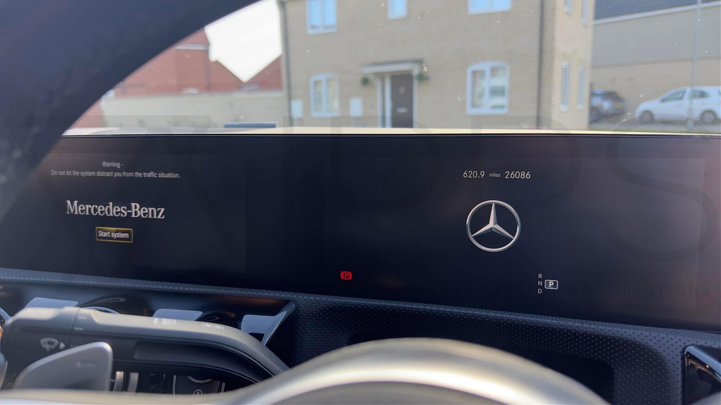 Mercedes Instrument Cluster / Navigation Screen Protection Film Kit (A Class | B Class | CLA Class | GLA Class | E Class)