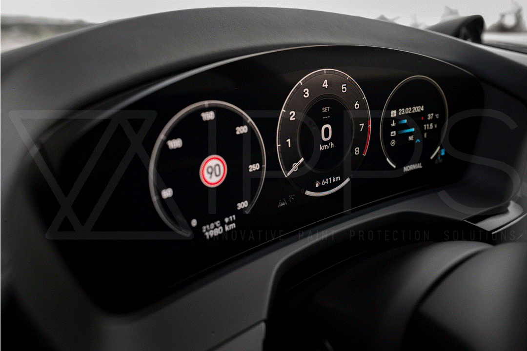 Porsche Panamera Instrument Cluster Screen Protection Film Kit (GEN 3 | 976)