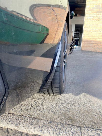 AP BMW i4 | 4 Series Gloss Black / Carbon Fibre Arch Guards / Mudflaps (G26)