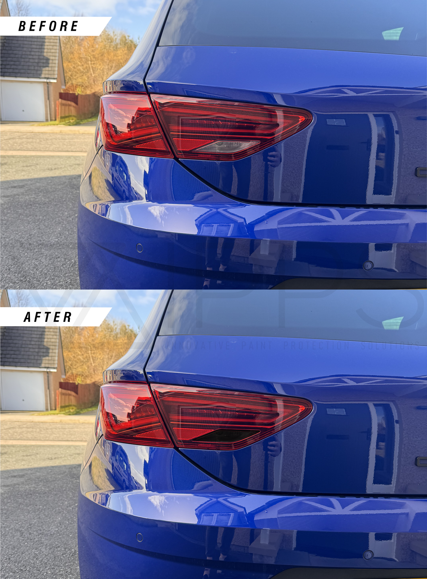 Seat Leon, including Cupra & FR Rear Reverse Light Tint Overlays (5F MK3.5)