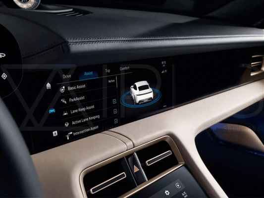 Porsche Taycan Navigation / Infotainment Screen Protection Film Kit