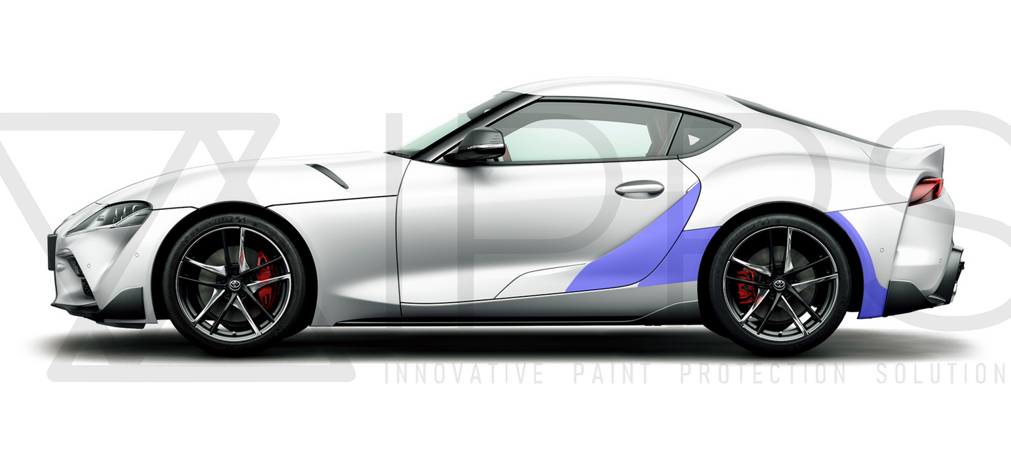 Toyota GR Supra Full Side Profile Paint Protection Film Package