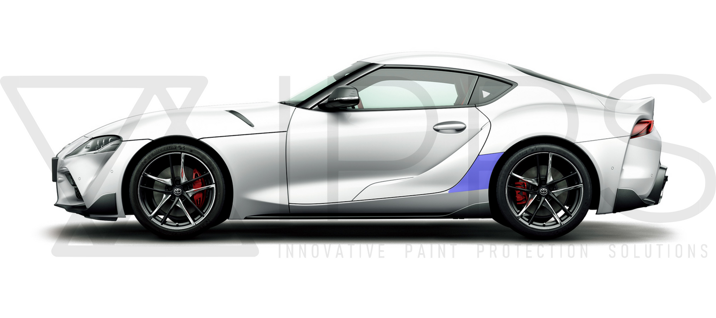 Toyota Supra GR Large Rear Quarter Paint Protection Film Kit