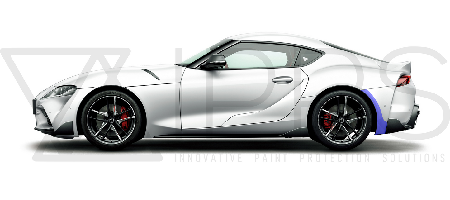 Toyota Supra GR Rear Wheel / Bumper Arch Paint Protection Film Kit