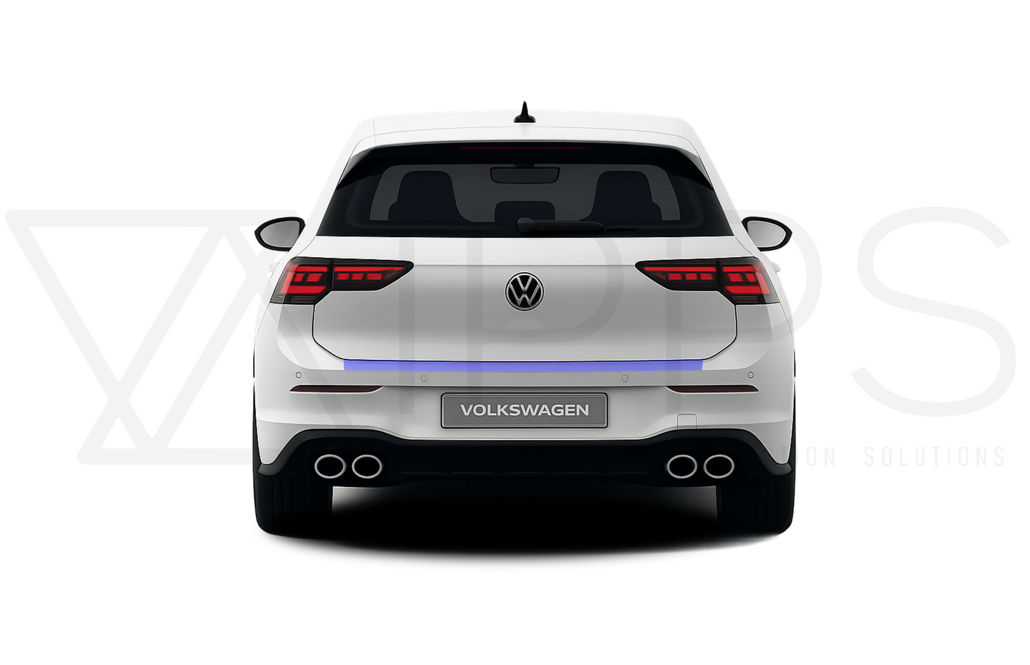Volkswagen Golf Rear Bumper Boot Lip / Edge Paint Protection Film Kit (MK8 | MK8.5)