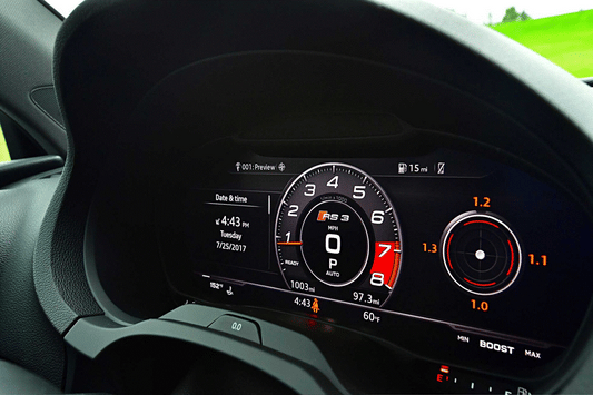 Audi A3 S3 RS3 8V Digital Instrument Cluster Virtual Cockpit Screen Protection Film Kit. 