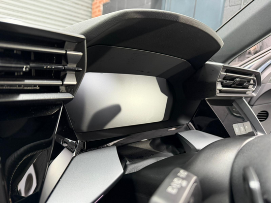 Audi A3, S3, RS3 8Y & 8.5Y matte anti glare speedometer screen protector PPF coverage for scratches.