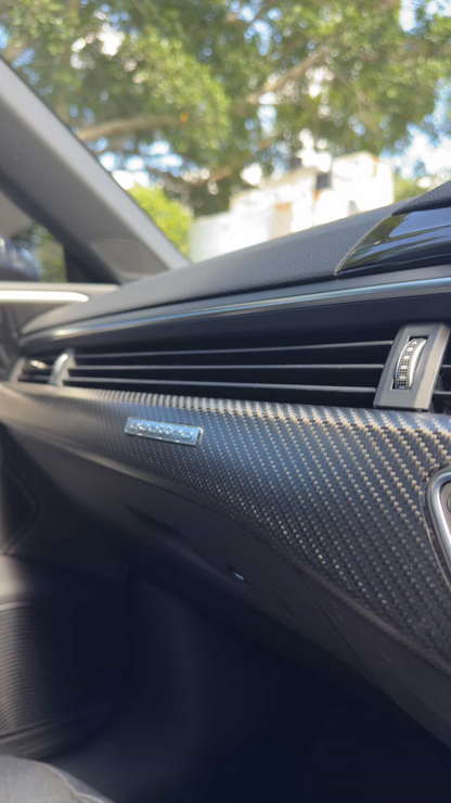 Audi A4 S4 RS4 A5 S5 RS5 B9 B9.5 Carbon Fibre Dashboard Paint Protection Film Kit.