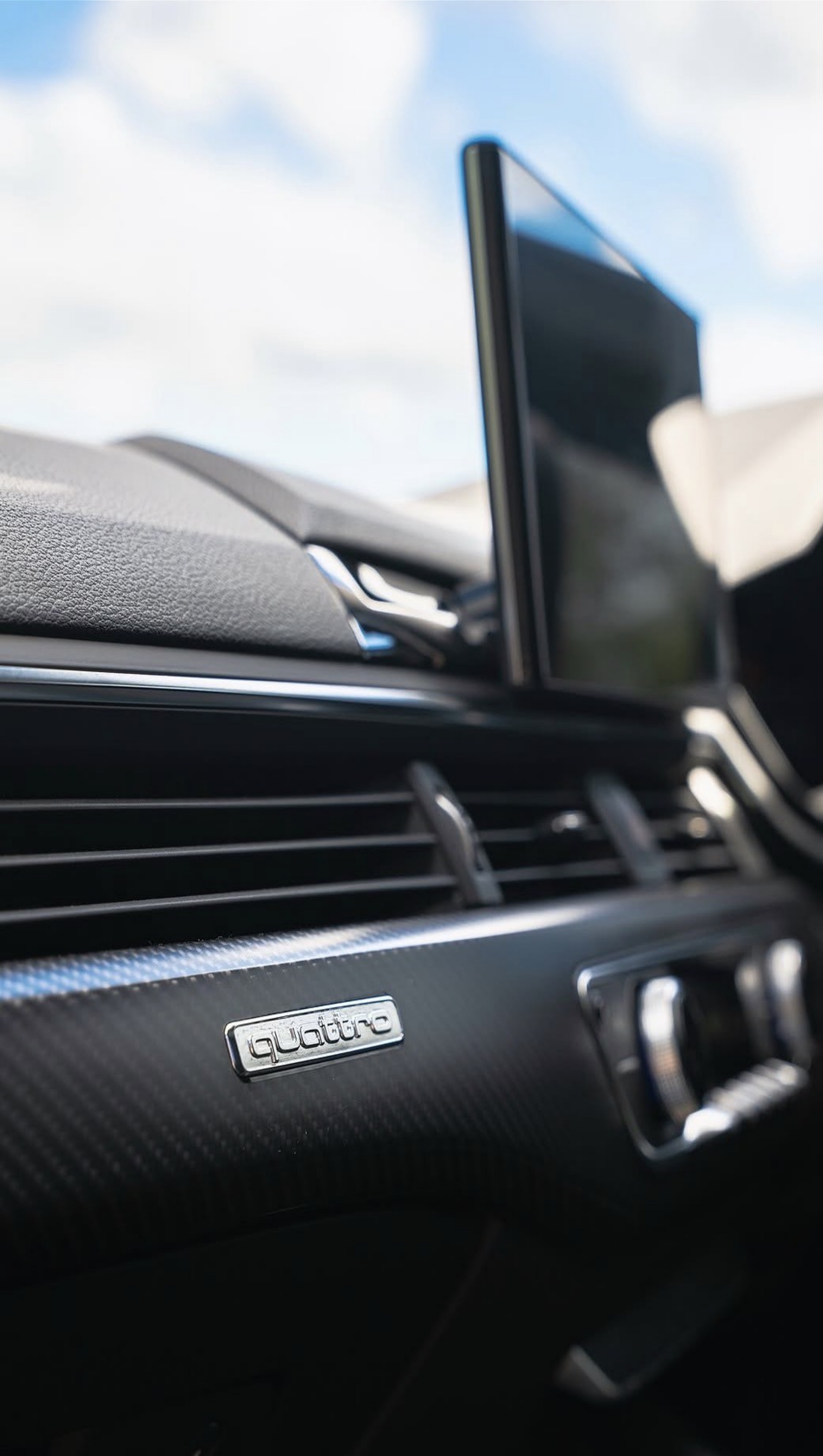 Audi A5 S5 RS5 A4 S4 RS4 B9 B9.5 Carbon Fibre Dashboard Paint Protection Film Kit.
