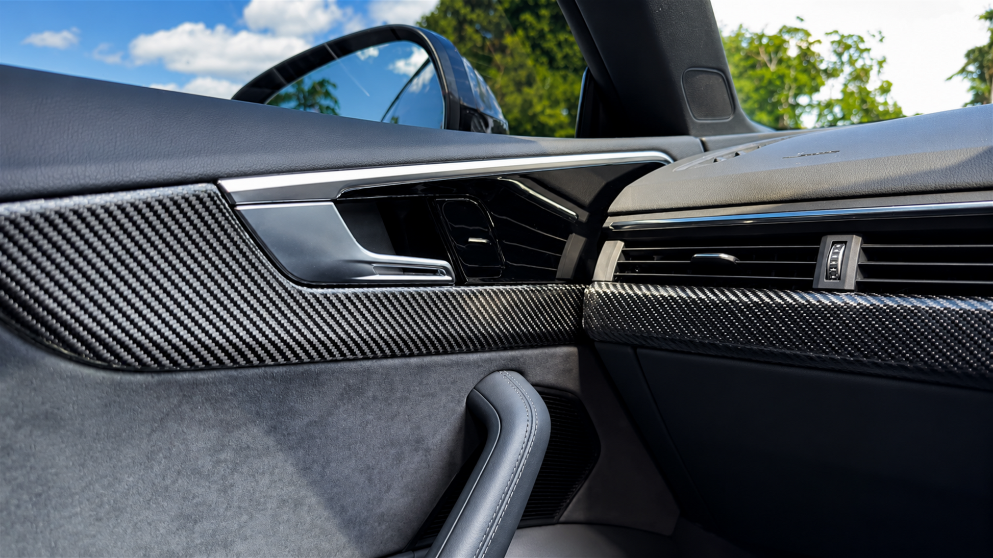 Audi A5 S5 RS5 A4 S4 RS4 B9 B9.5 Carbon Fibre Dashboard and Door Card Paint Protection Film Kit.
