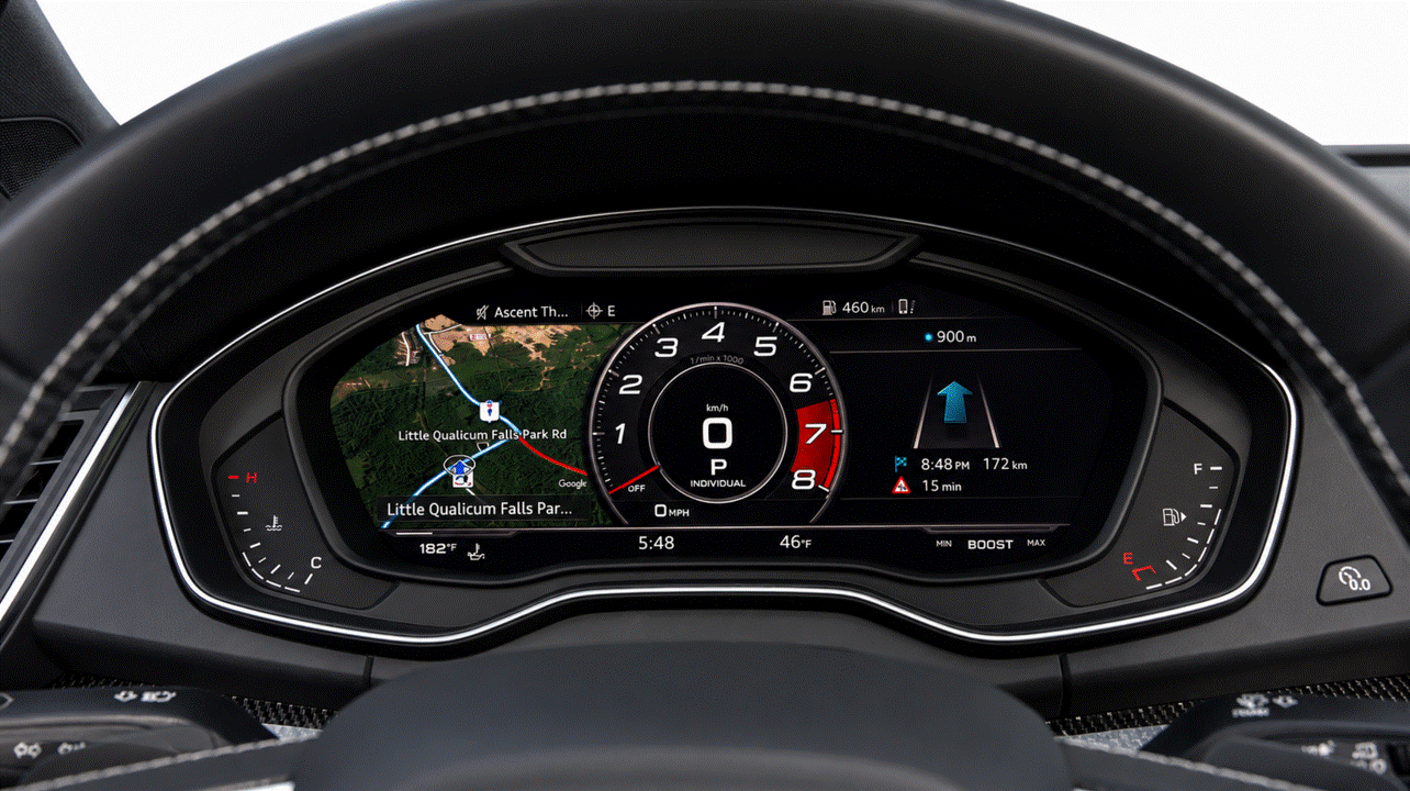Audi A4, S4, RS4, A5, S5, RS5, Q5 & SQ5 B9 instrument cluster virtual cockpit  screen protector PPF kit.