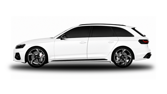 Audi A4 S4 RS4 B9 B9.5 Gloss Black Plastics B Pillar & C Pillar PPF protector.