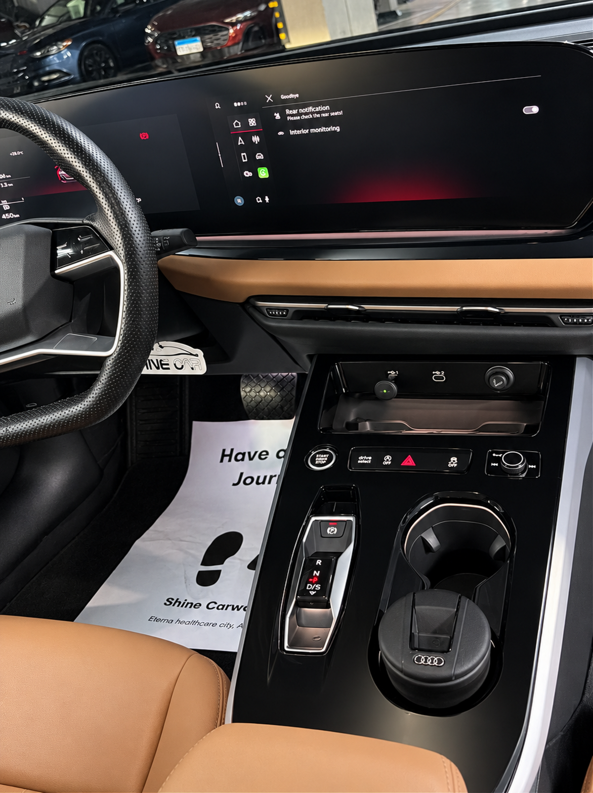 Audi A5 B10, S5 B10 & RS5 B10 interior Paint Protection Film (PPF) kit installed, finished in satin self-healing, anti glare, anti fingerprint film. 