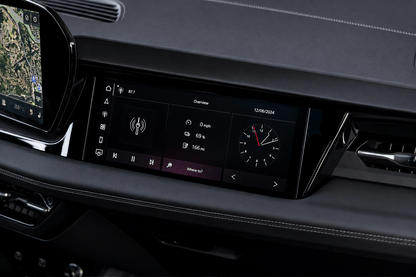 Audi A6 S6 Q6 E-Tron SQ6 E-Tron Passenger Navigation Infotainment Screen Protection Film Kit.
