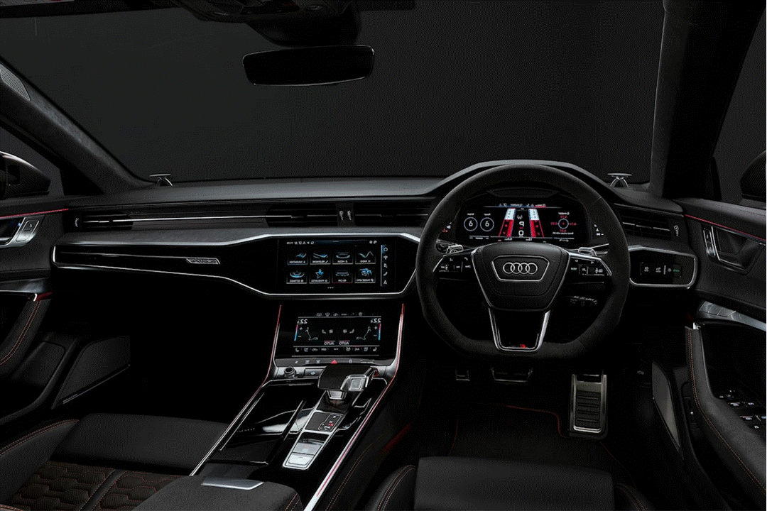 Audi A6 S6 RS6 C8 A7 S7 RS7 C8 Gloss Black Dashboard Paint Protection Film Kit. 