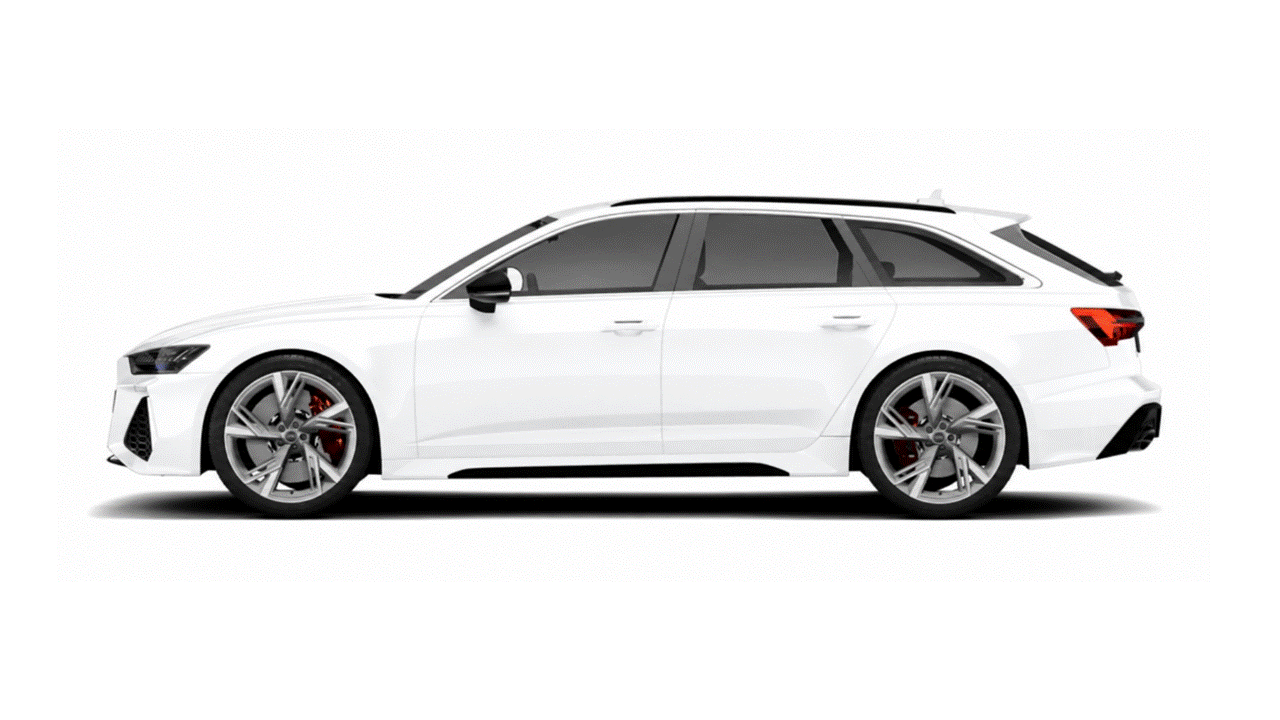 Audi A6 S6 RS6 C8 Gloss Black Plastics, including B Pillar, C Pillar and Wing Mirror PPF kits, in self healing film.