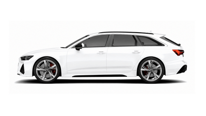 Audi A6 S6 RS6 C8 Gloss Black Plastics, including B Pillar, C Pillar and Wing Mirror PPF kits, in self healing film.