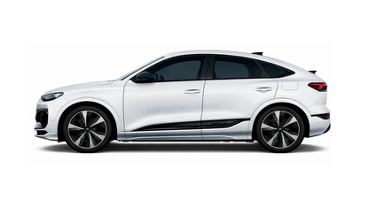 Audi Q6 E-Tron SQ6 E-Tron Sportback Exterior Gloss Black Plastics Paint Protection Film Kit.