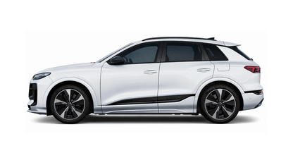 Audi Q6 E-Tron SQ6 E-Tron SUV Exterior Gloss Black Plastics Paint Protection Film Kit.
