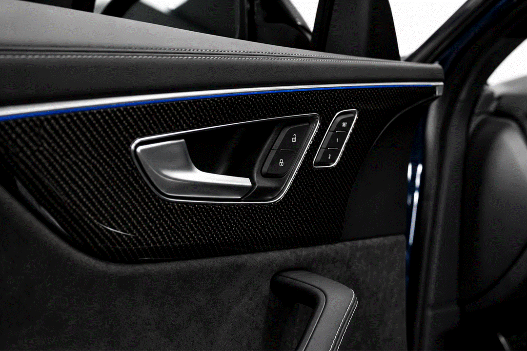 Audi Q8 SQ8 RSQ8 4M Interior Gloss Carbon Fibre Door Handle Surround Paint Protection Film Kit.
