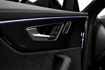 Audi Q8 SQ8 RSQ8 4M Interior Gloss Carbon Fibre Door Handle Surround Paint Protection Film Kit.