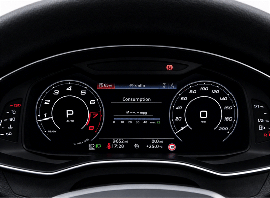 Audi A6 S6 RS6 A7 S7 RS7 C8 Q7 SQ7 Q8 SQ8 RSQ8 4M instrument cluster virtual cockpit screen protector PPF kit.