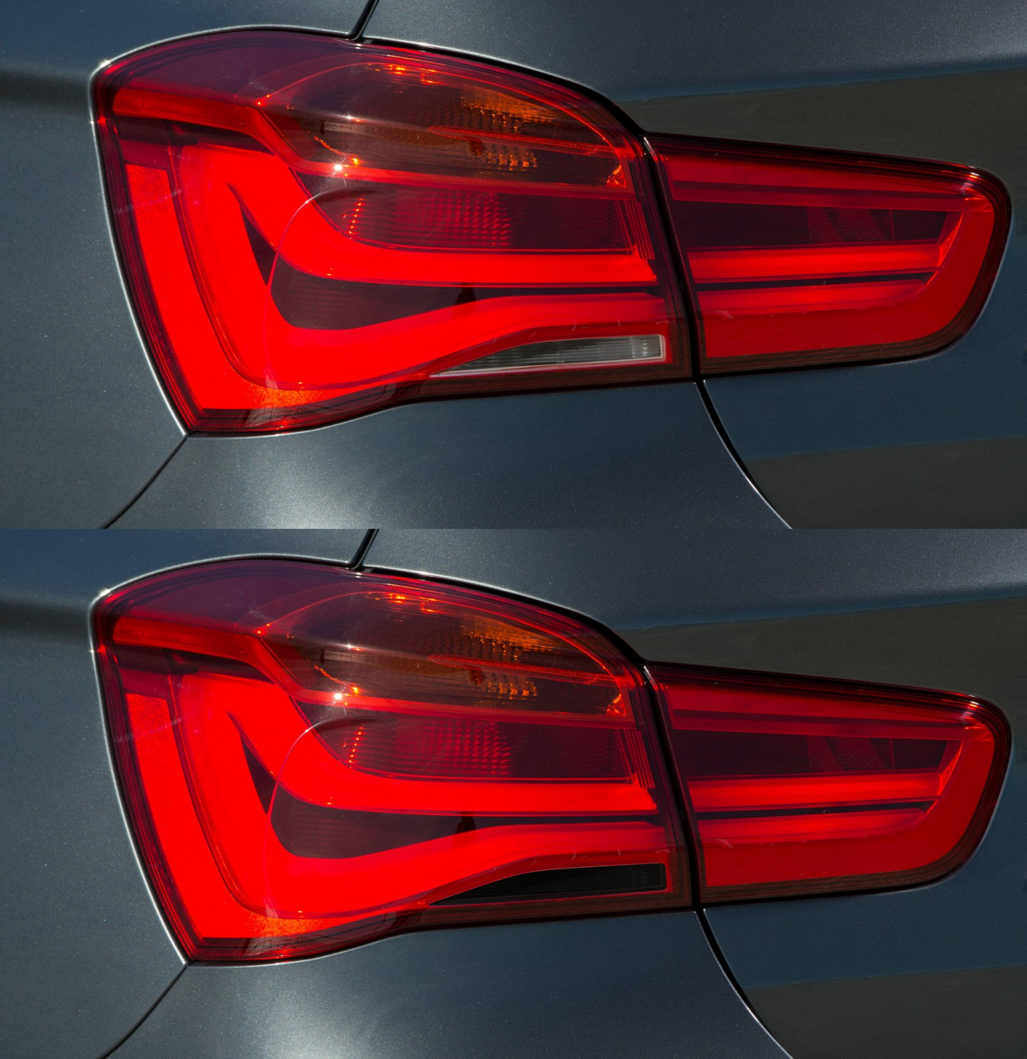 BMW 1 Series Rear Reverse Light Tint Overlays F20 F21 models.