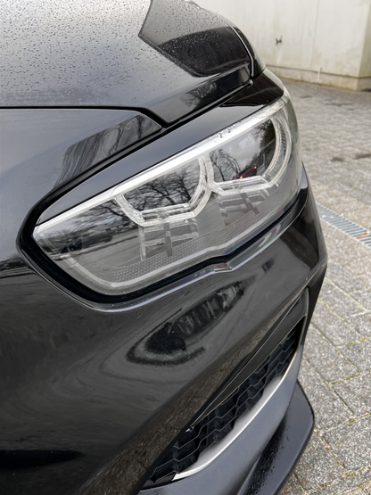 BMW 1 Series Facelift LCI Headlight Eyebrow Eyelid for F20 F21.