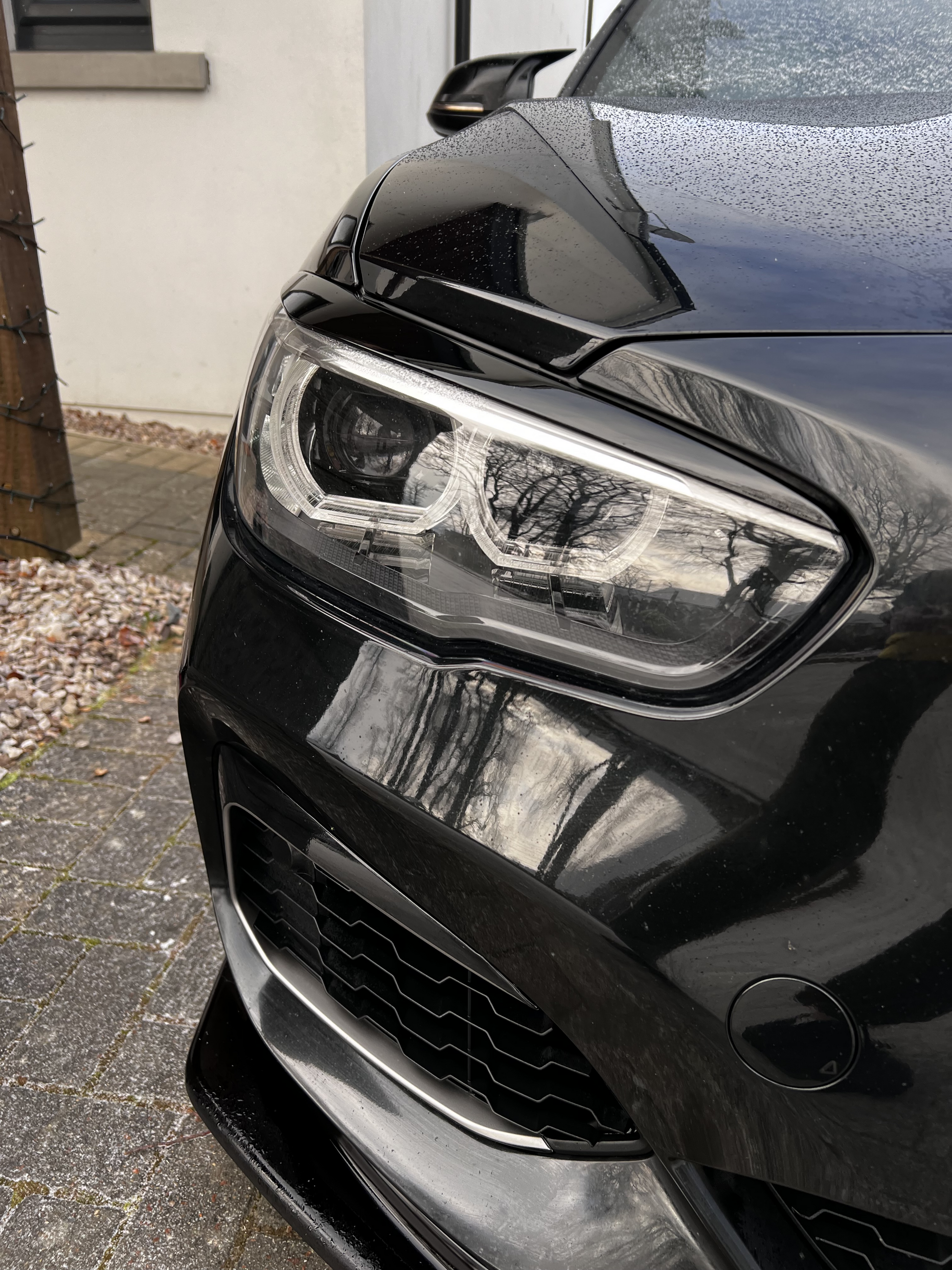 BMW 1 Series LCI Facelift Headlight Eyebrow.