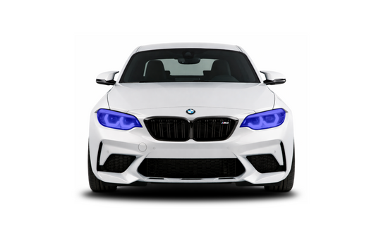 BMW 2 Series F22 F23 F87 Headlight Protection PPF Tint film.