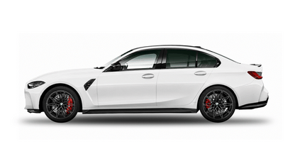 BMW 3 Series including M3 and M3 Competition G80 model gloss black plastics PPF B pillars and C pillars.