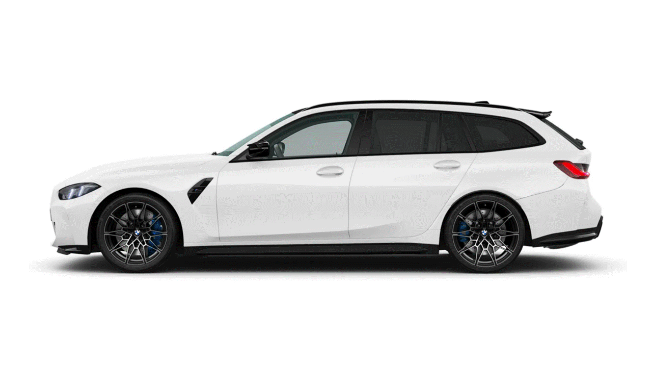BMW 3 Series Touring including M3 and M3 Competition G81 model gloss black plastics PPF for B pillars and C pillars.