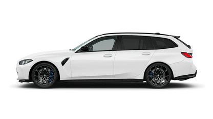 BMW 3 Series Touring including M3 and M3 Competition G81 model gloss black plastics PPF for B pillars and C pillars.