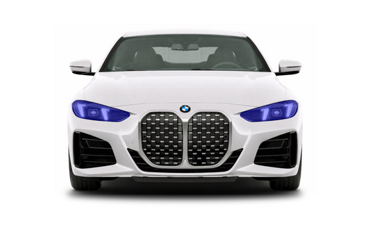 BMW 4 Series, including i4 M440i, Front Headlights Paint Protection Film Kit, for G22 G23 G26 models. 