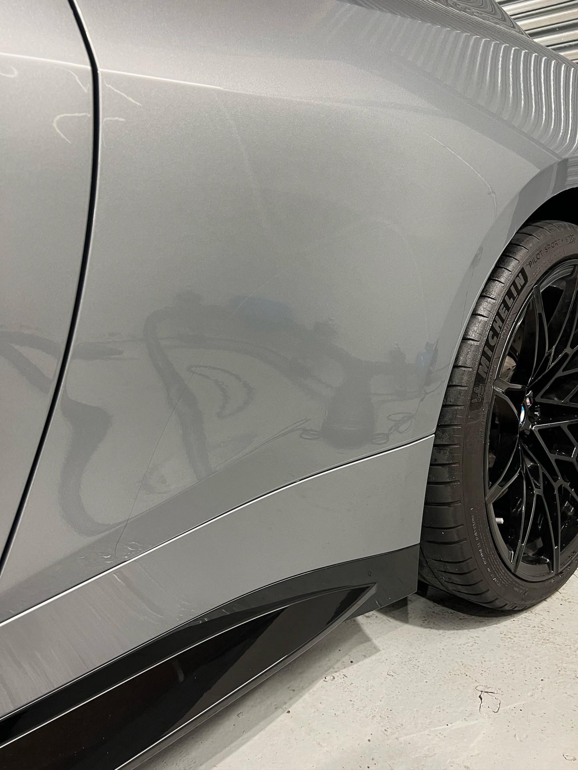 BMW 4 Series, including M4 and M4 Competition Large Rear Quarter Paint Protection Film Kit, fully installed. 