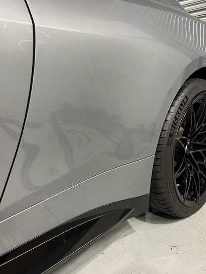 BMW 4 Series, including M4 and M4 Competition Large Rear Quarter Paint Protection Film Kit, fully installed. 