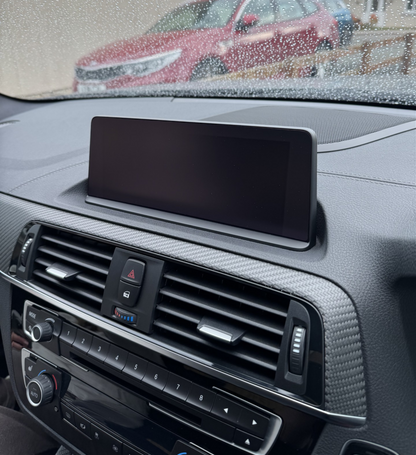 BMW M2 M2C F87 Pro Navigation Infotainment Touch Screen fitted with Anti Glare and Anti Fingerprint Matte PPF.