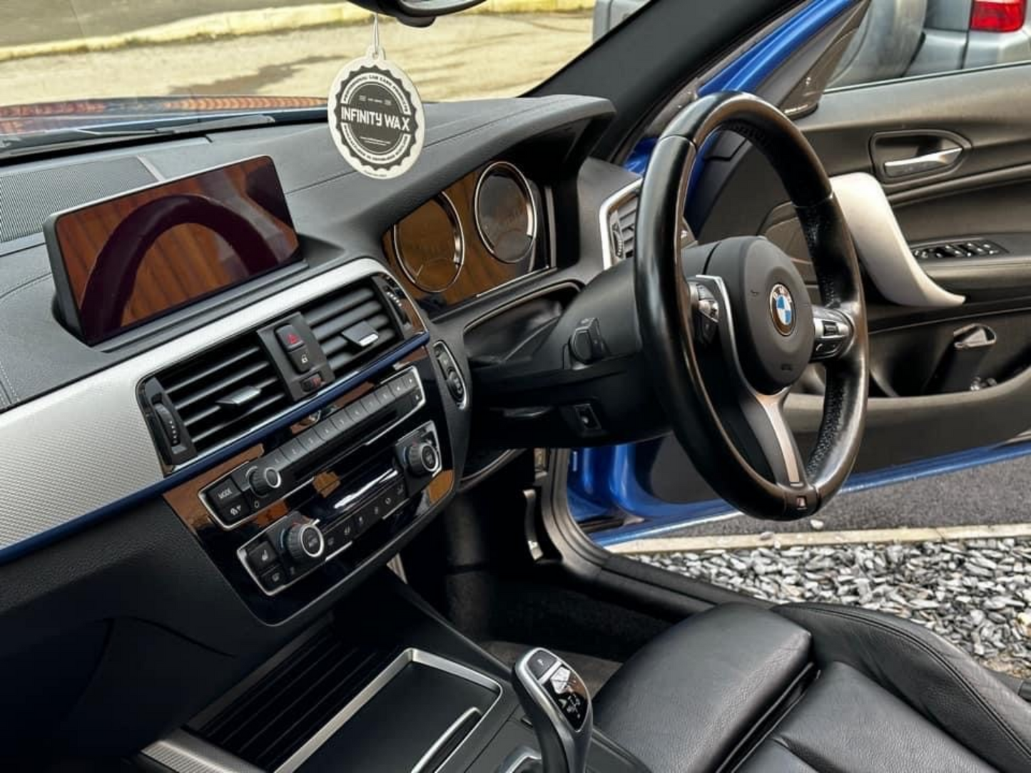 BMW F Series Pro Navigation Infotainment Touch Screen and LCI Instrument cluster fitted with High Clarity Gloss PPF.