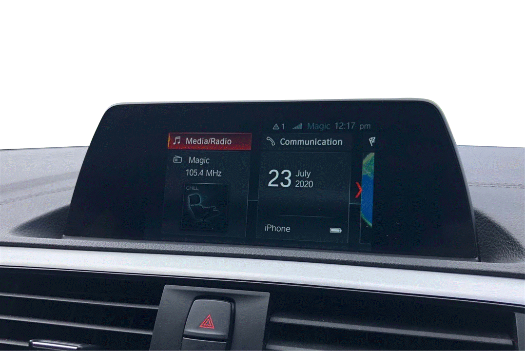 BMW F Series LCI and Pre LCI, including F20 F21 M140i navigation screen protector coverage.