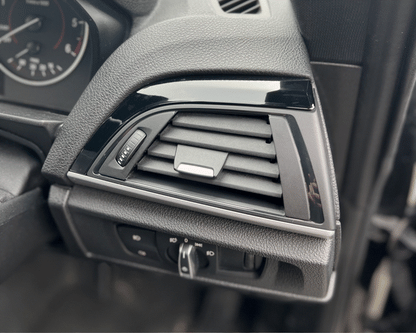 BMW F Series Pre LCI, including 1 Series, 2 Series, M135i, M140i, M235i and M240i interior piano black air vent pre cut PPF kit.