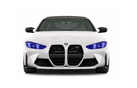 BMW M4 Front Headlights Paint Protection Film Kit for G82 and G83 models. 