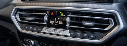 BMW iDrive 7 M2, M3, M4, 1 Series, 2 Series, 3 Series, 4 Series climate control temperature screen protector coverage.