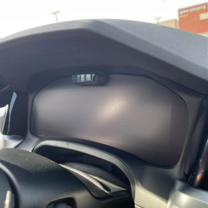 BMW iDrive 7 Instrument Cluster with Camera Screen Protection Film Kit finished in Matte for best anti glare results.
