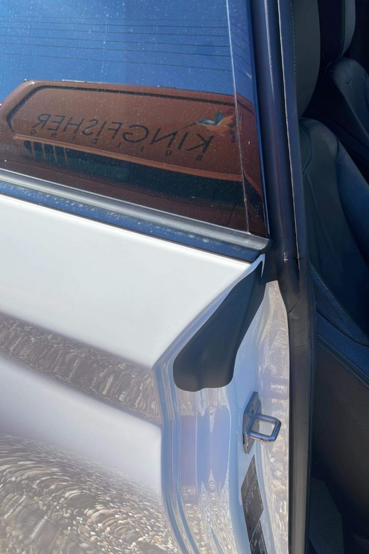 BMW M2 F87 with applied PPF Door Shut Protection Kit in Textured Black. 