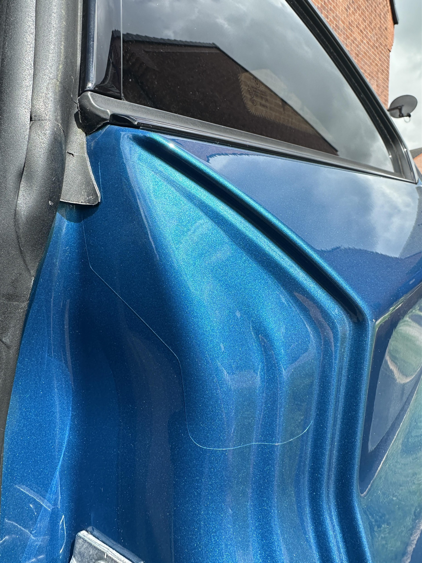 BMW F87 M2 fitted with Gloss Transparent PPF Door Shut protection kit. 